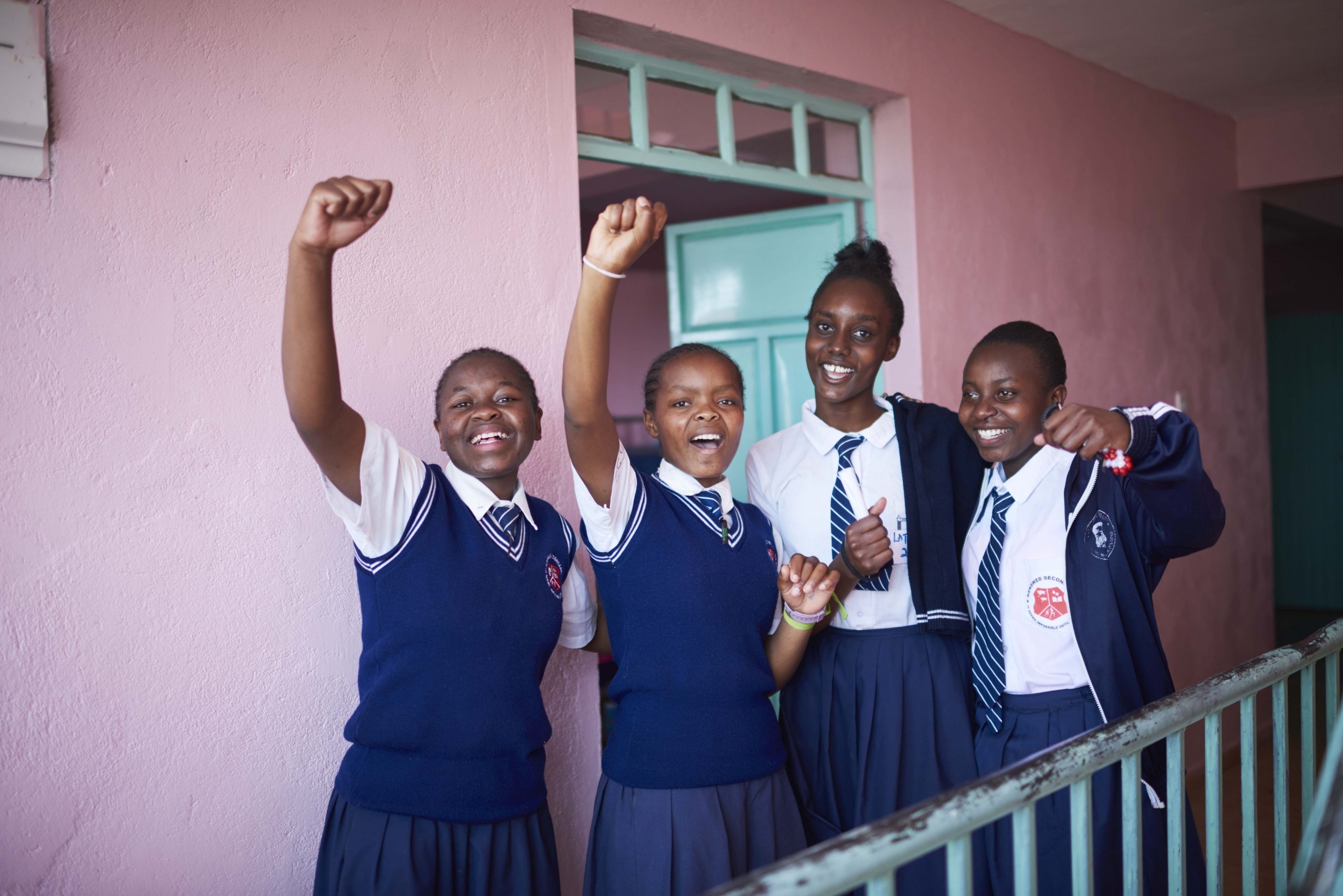 Elever på Kenswed Internat